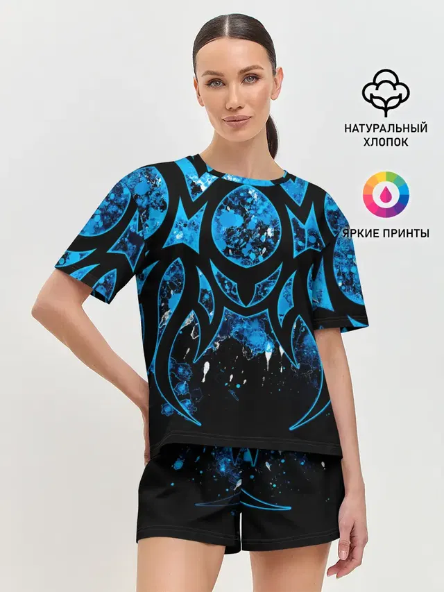 Женская пижама с шортами