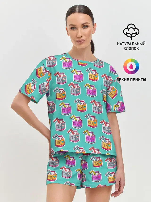 Женская пижама с шортами