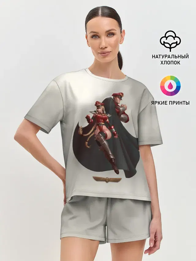 Женская пижама с шортами