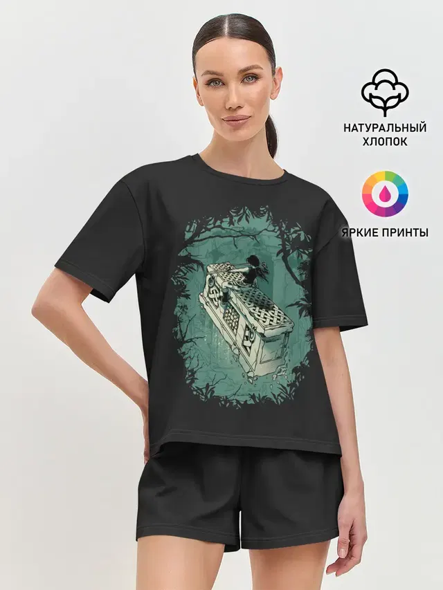 Женская пижама с шортами