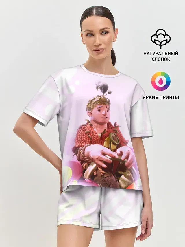 Женская пижама с шортами