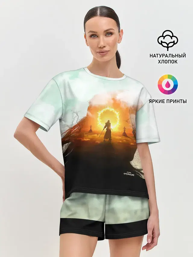 Женская пижама с шортами