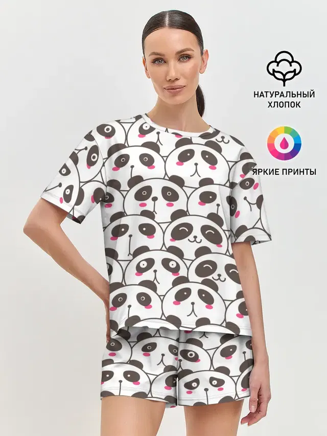 Женская пижама с шортами