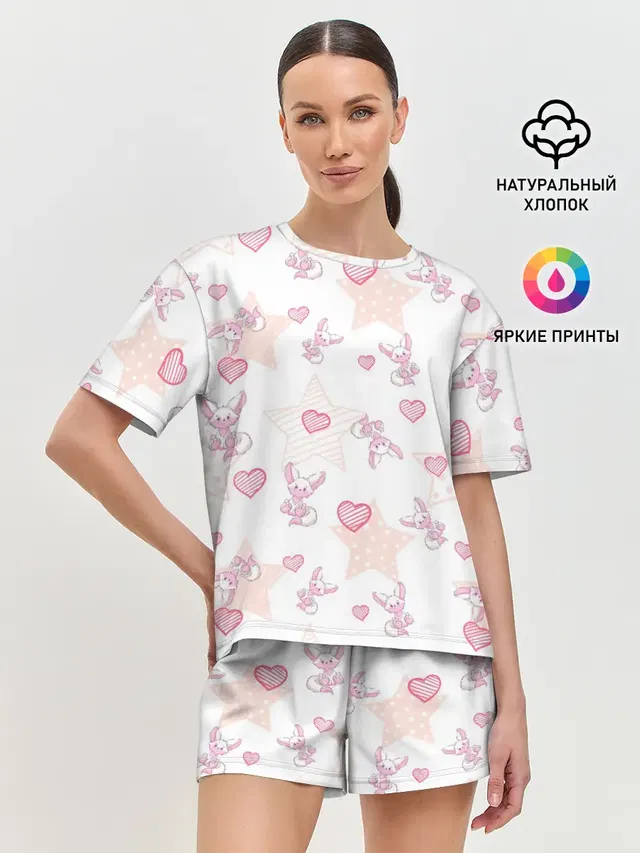 Женская пижама с шортами
