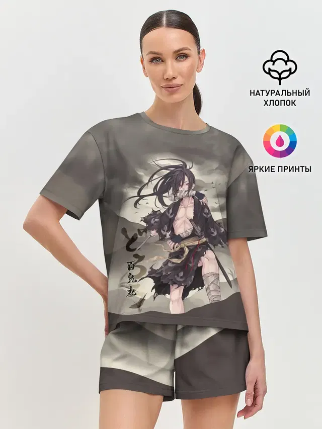 Женская пижама с шортами