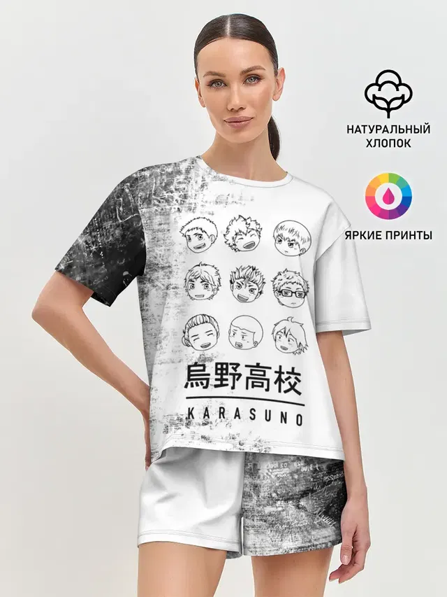 Женская пижама с шортами
