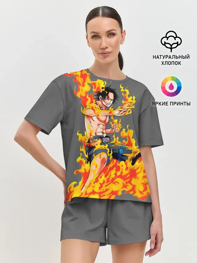 Женская пижама с шортами