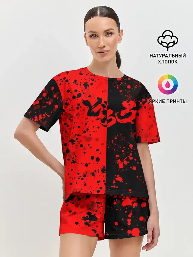 Женская пижама с шортами