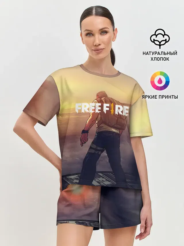 Женская пижама с шортами
