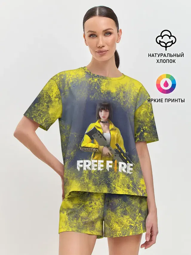 Женская пижама с шортами