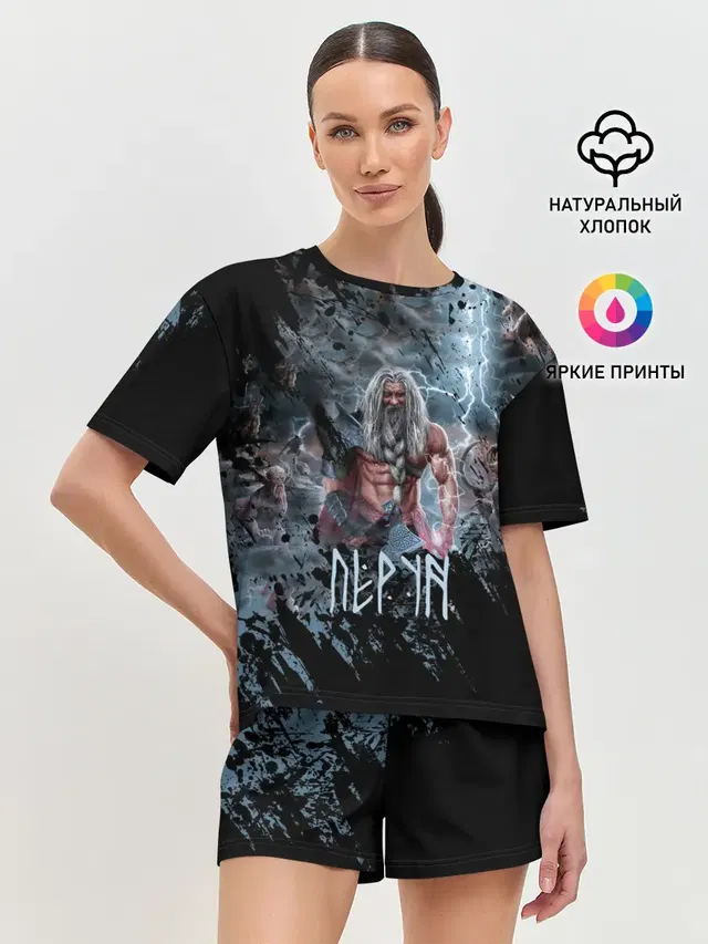 Женская пижама с шортами
