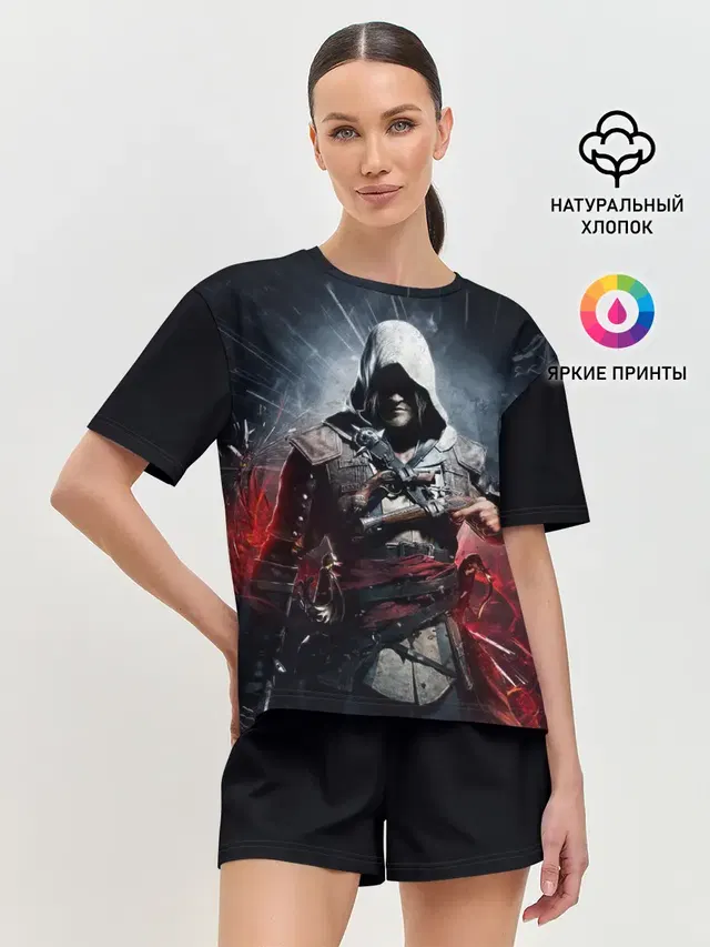 Женская пижама с шортами