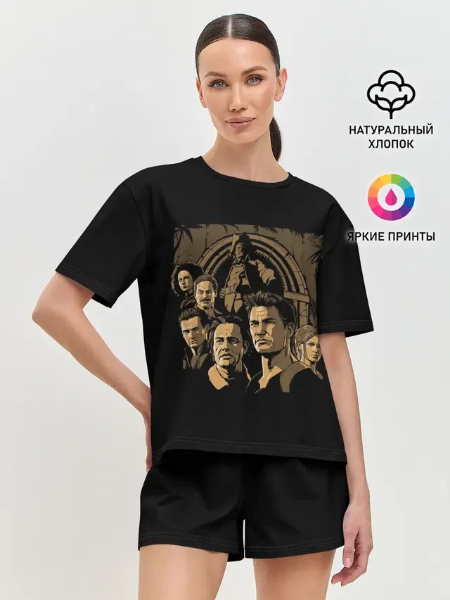 Женская пижама с шортами
