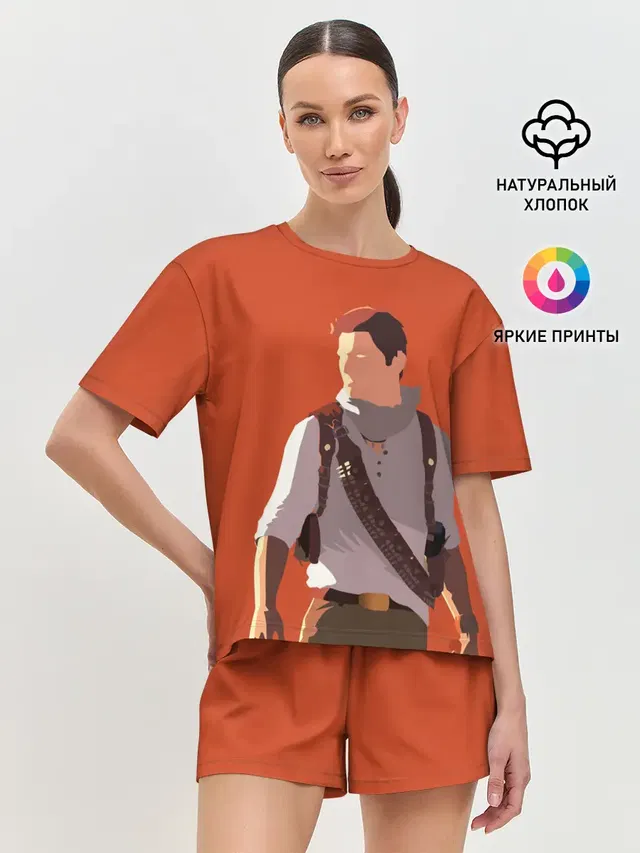 Женская пижама с шортами