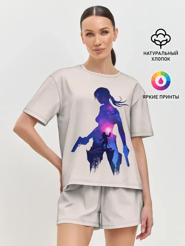 Женская пижама с шортами