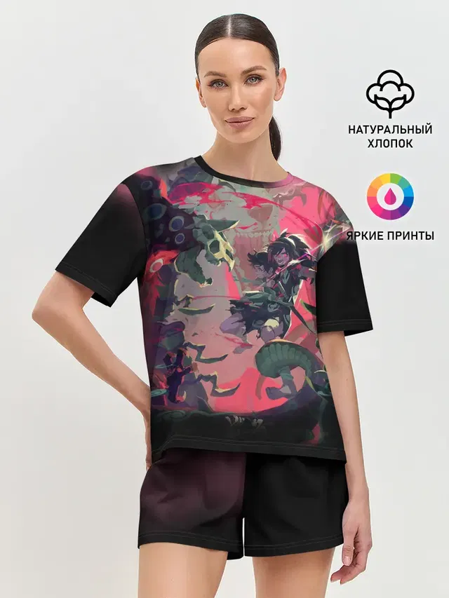 Женская пижама с шортами