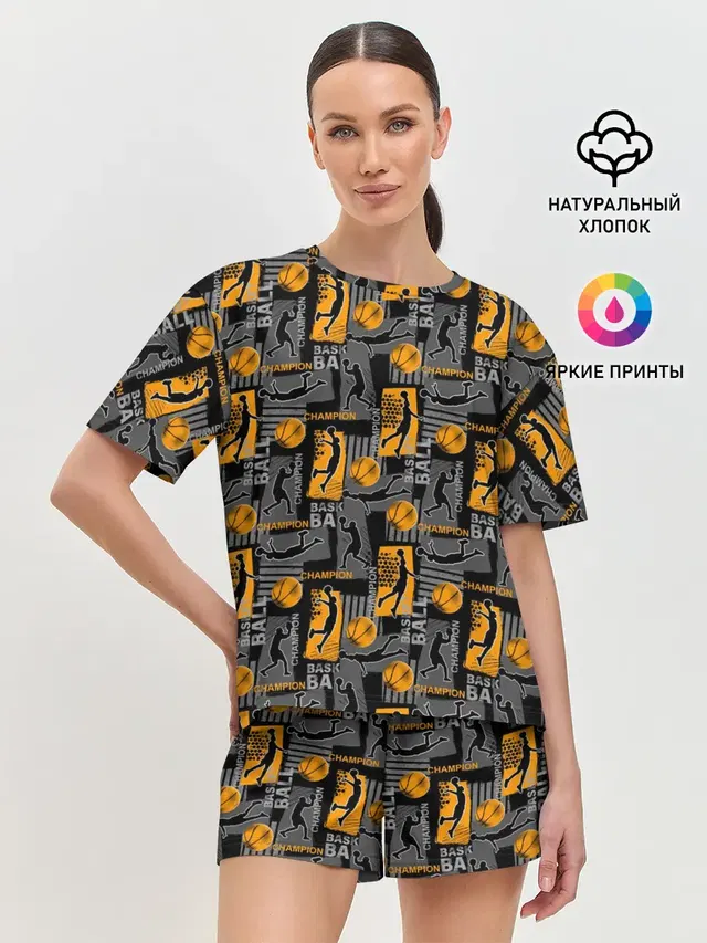 Женская пижама с шортами