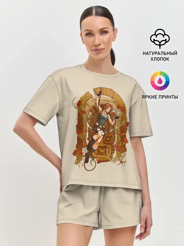 Женская пижама с шортами