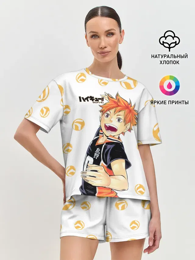 Женская пижама с шортами