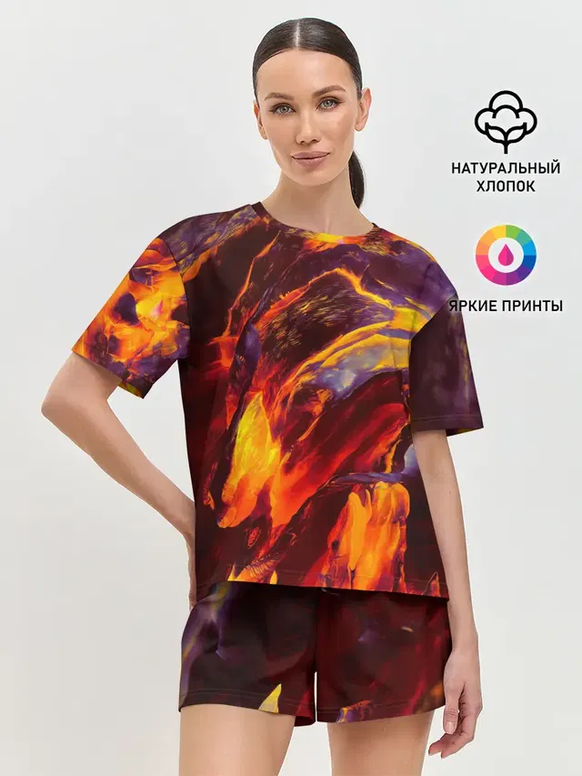 Женская пижама с шортами