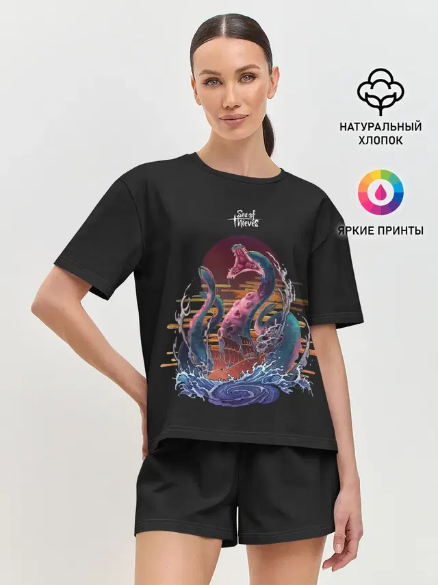 Женская пижама с шортами