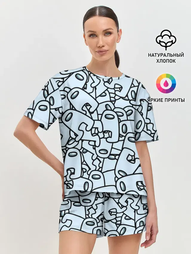 Женская пижама с шортами