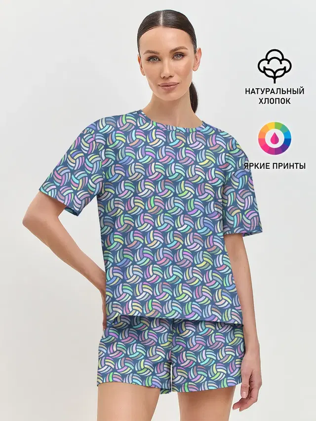 Женская пижама с шортами