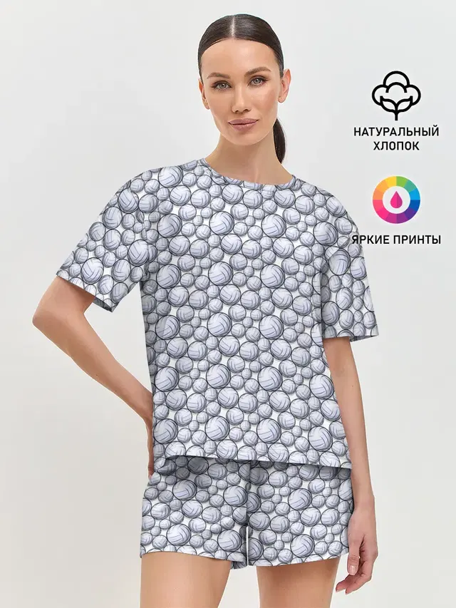 Женская пижама с шортами
