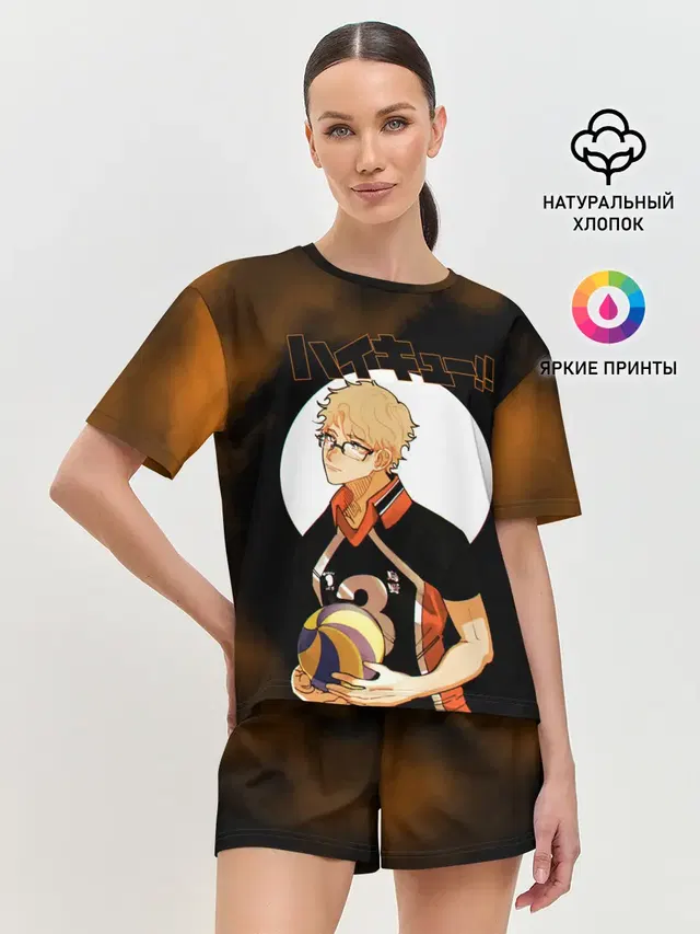Женская пижама с шортами