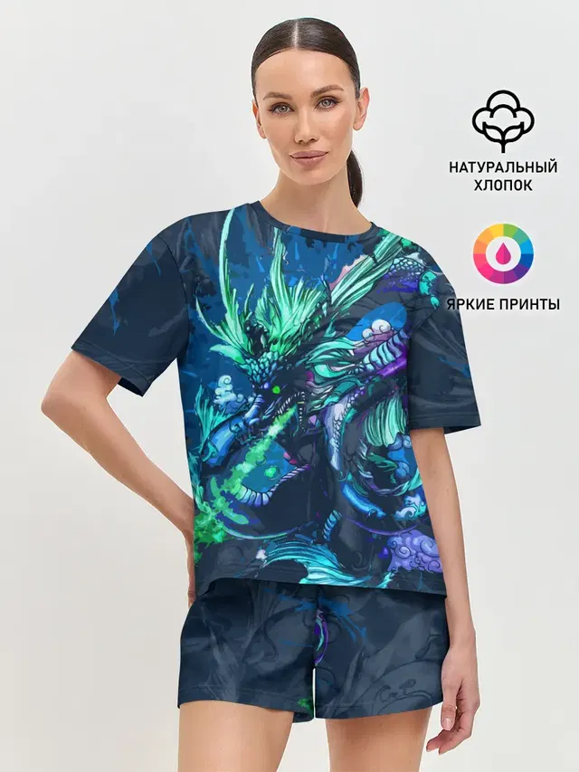 Женская пижама с шортами