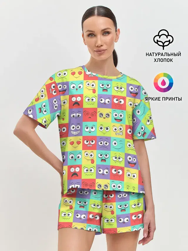 Женская пижама с шортами