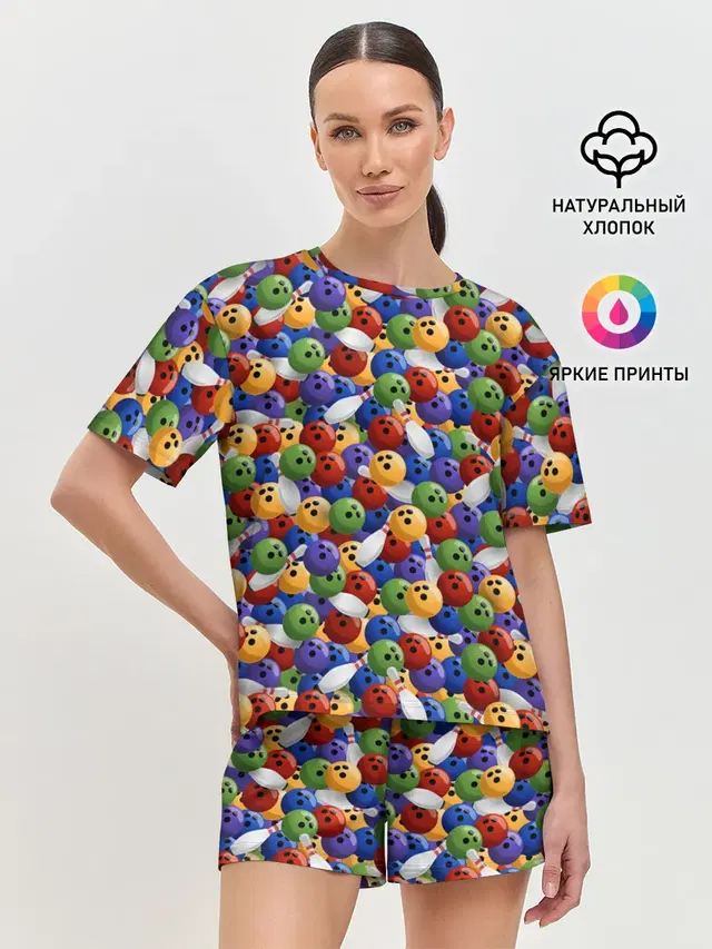 Женская пижама с шортами
