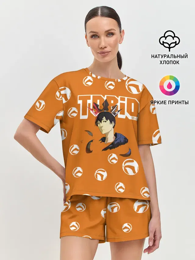 Женская пижама с шортами