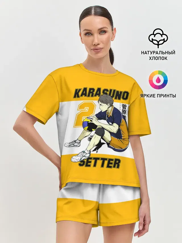 Женская пижама с шортами