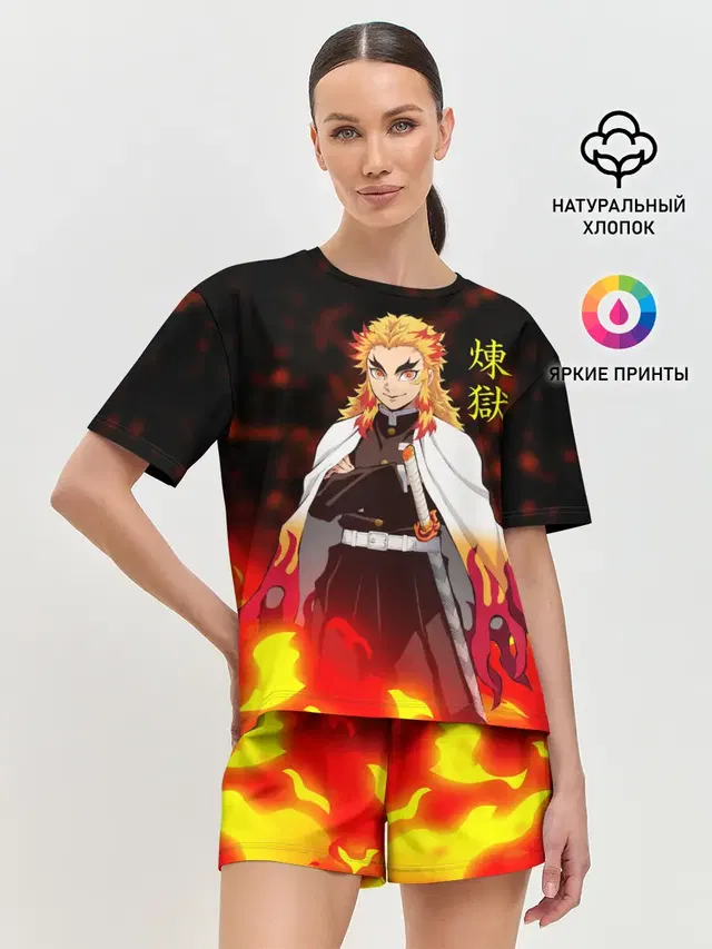 Женская пижама с шортами