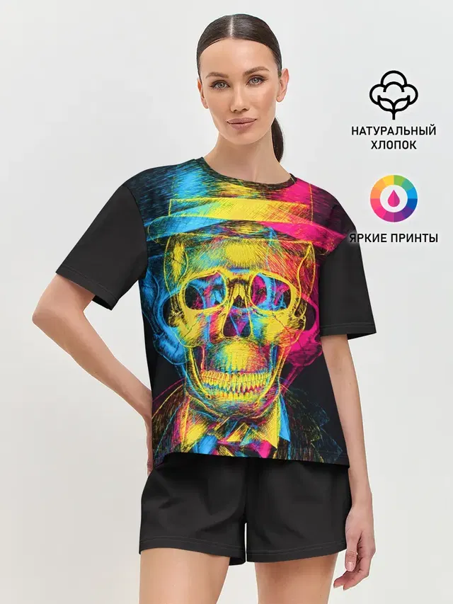 Женская пижама с шортами