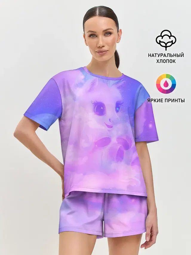 Женская пижама с шортами