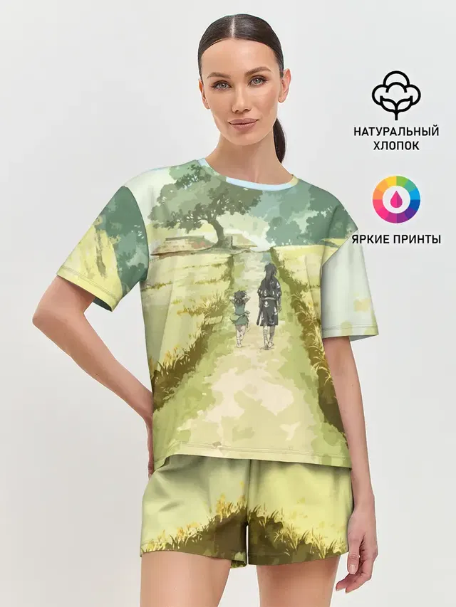 Женская пижама с шортами