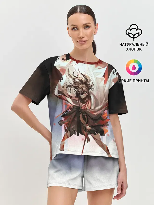 Женская пижама с шортами