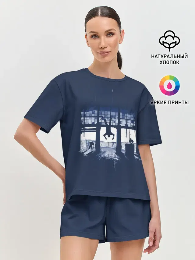 Женская пижама с шортами