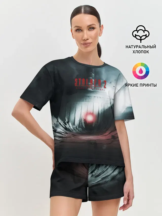 Женская пижама с шортами