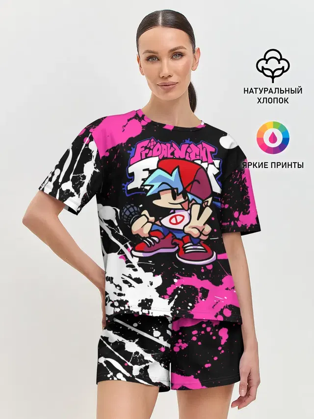 Женская пижама с шортами