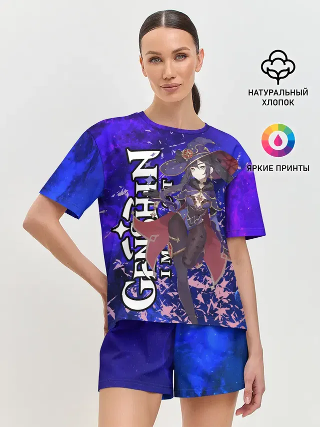 Женская пижама с шортами