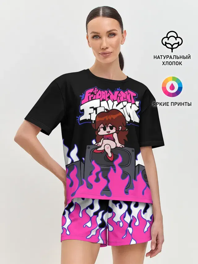 Женская пижама с шортами