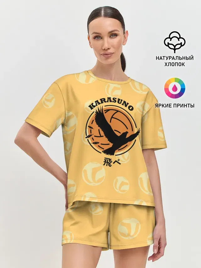 Женская пижама с шортами