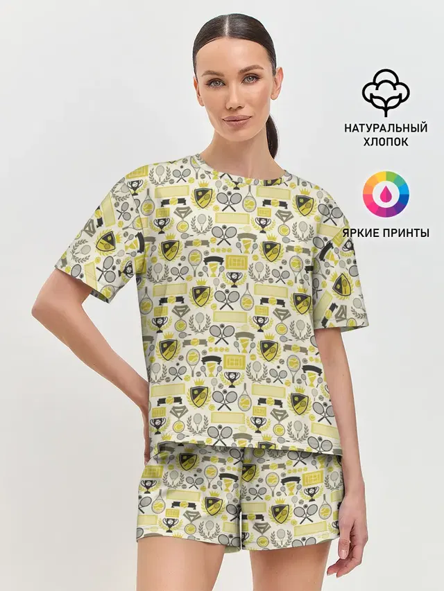 Женская пижама с шортами