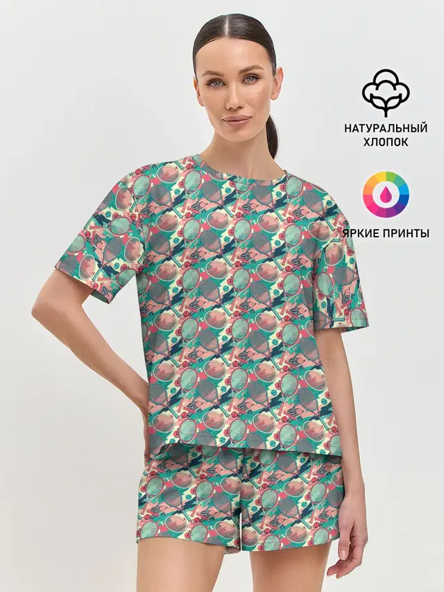 Женская пижама с шортами