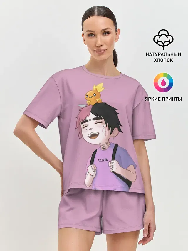 Женская пижама с шортами