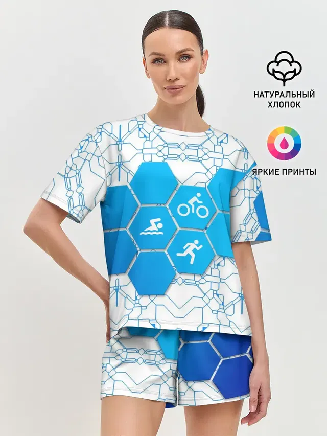 Женская пижама с шортами
