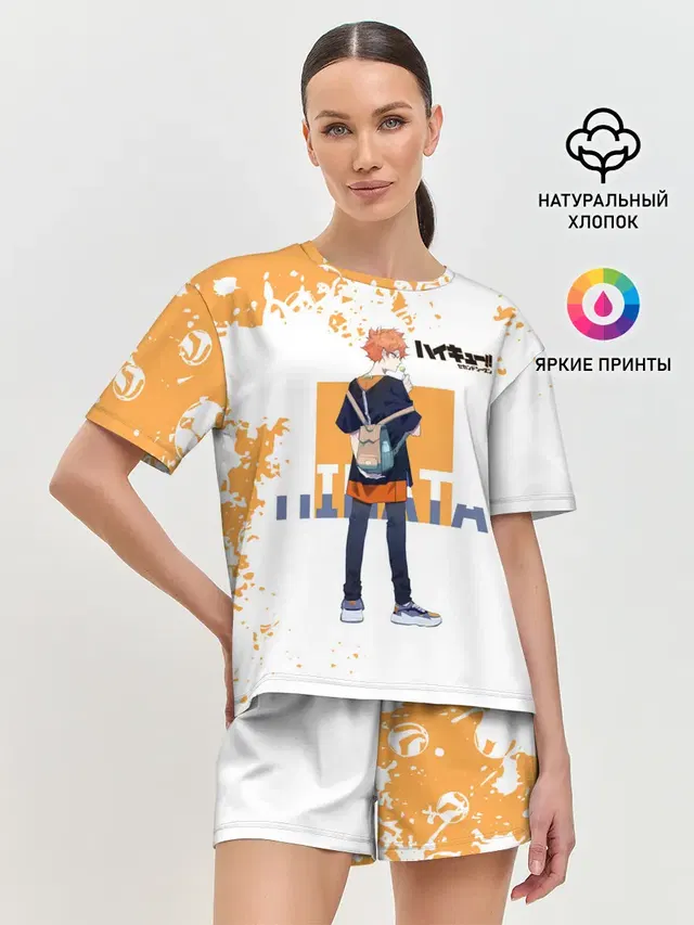 Женская пижама с шортами
